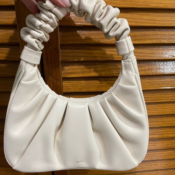 Sac à Bandoulière Femme Hobo En PU Argenté - Pour Voyage - Neuf